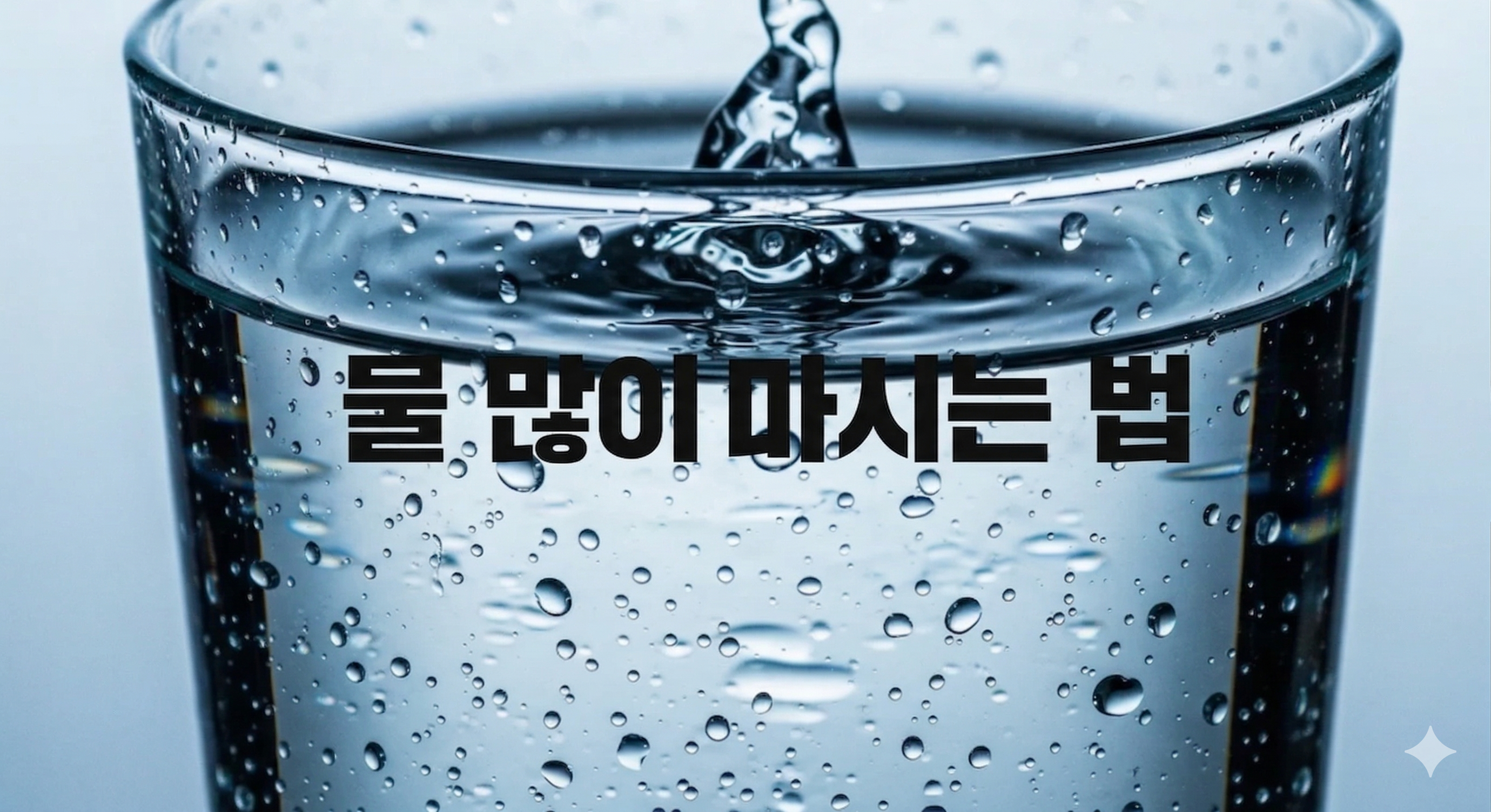 물 많이 마시는 법 7가지 노하우와 건강한 수분 섭취 가이드