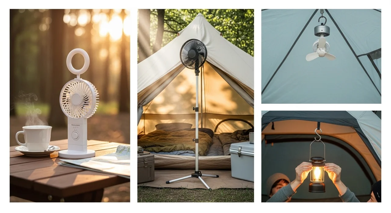 캠핑 유형별 선풍기 선택 가이드