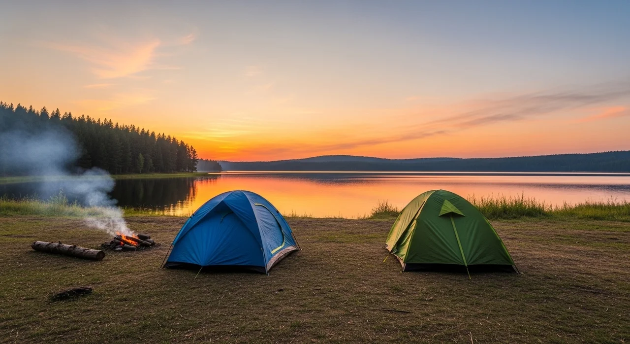 캠핑장에서의 에티켓과 공기 순환 팁