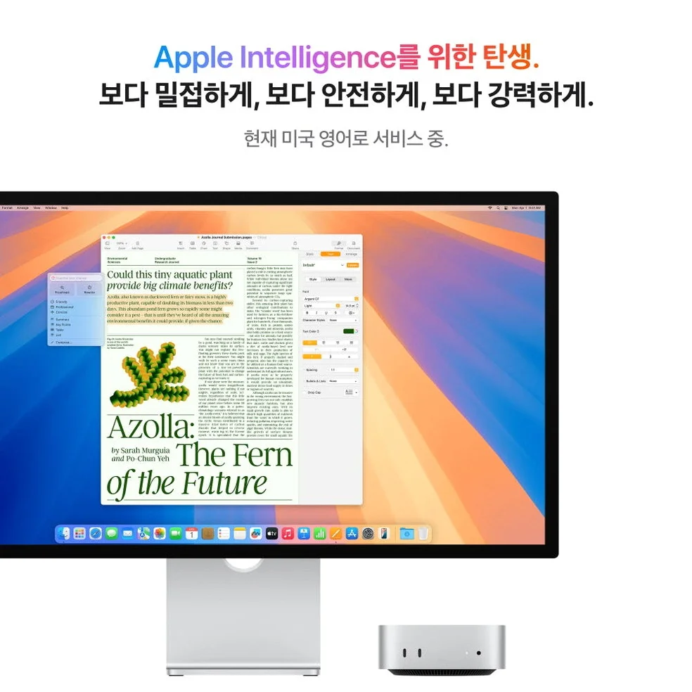 맥미니 M4 (CPU 10코어/GPU 10코어) 16GB 256GB MU9D3KH/A 상세 이미지 6