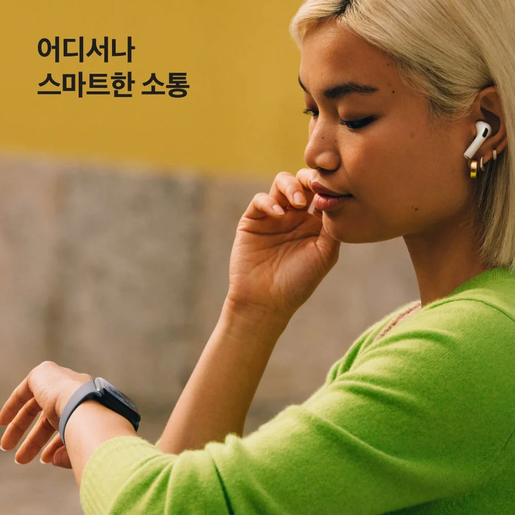 애플워치 SE 3 GPS 스타라이트, 40mm, 스타라이트 스포츠밴드 (S/M) 상세 이미지 5