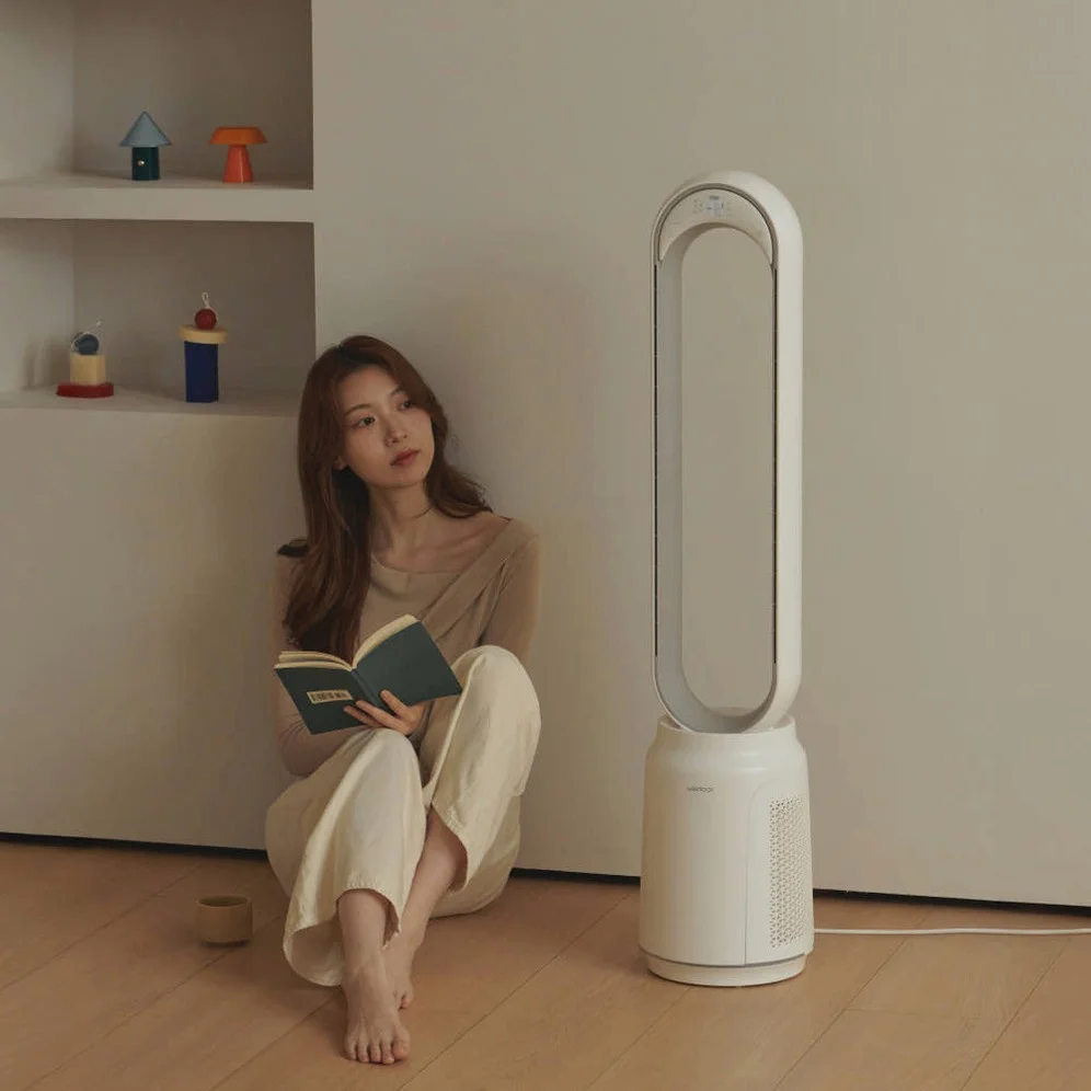 위도어 공기청정 날개없는 선풍기 무풍 타워형 저소음 팬 무소음 퓨어타워 상세 이미지 8