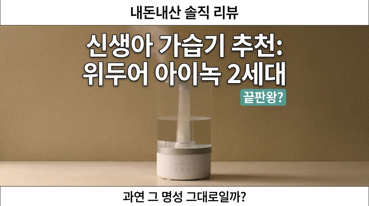 신생아 가습기 종결자? 위도어 아이노크 2세대 직접 써본 솔직 후기