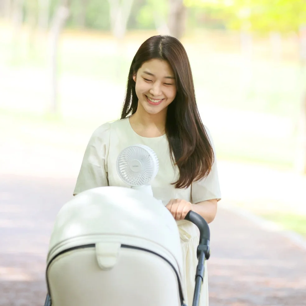 끌리젠 다용도 유모차 선풍기 아기 휴대용 문어발 거치형 상세 이미지 5