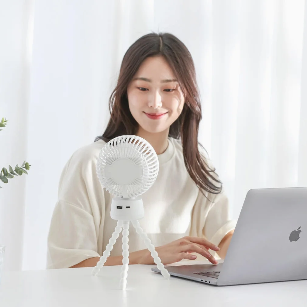 끌리젠 다용도 유모차 선풍기 아기 휴대용 문어발 거치형 상세 이미지 6