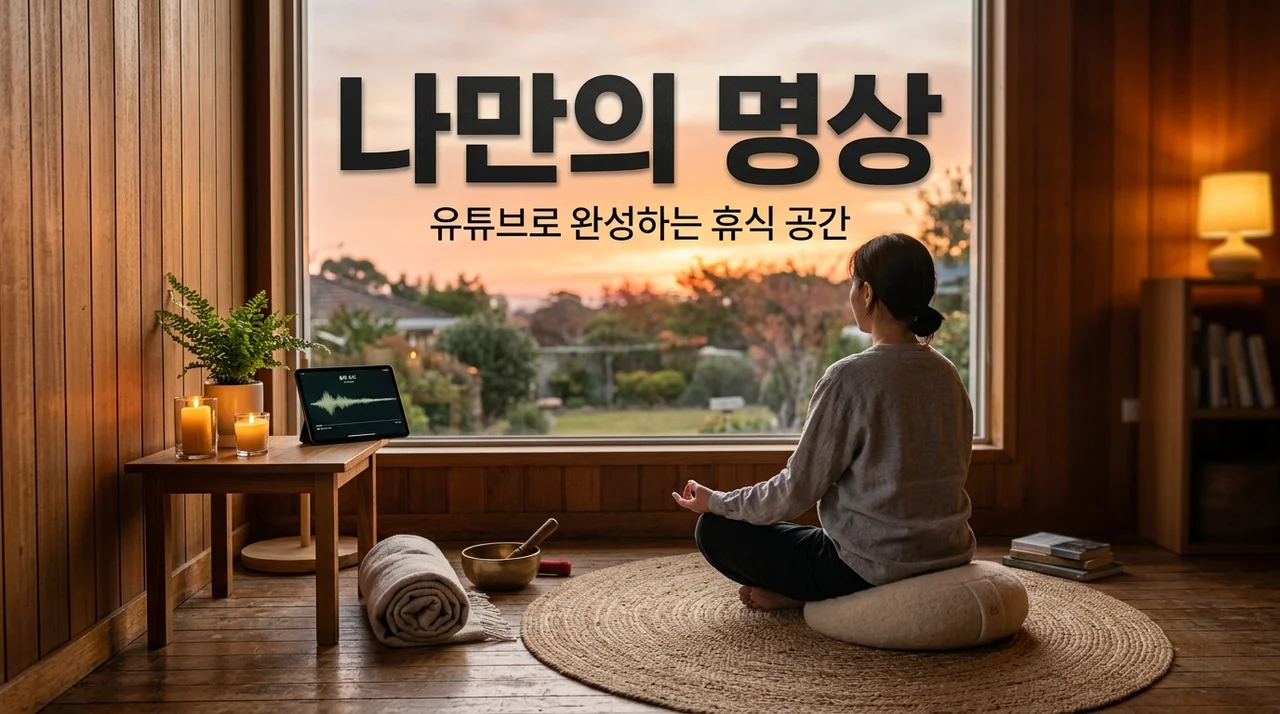 비싼 명상 클래스 대신! 유튜브 앰비언트 사운드로 만드는 홈 명상 스팟