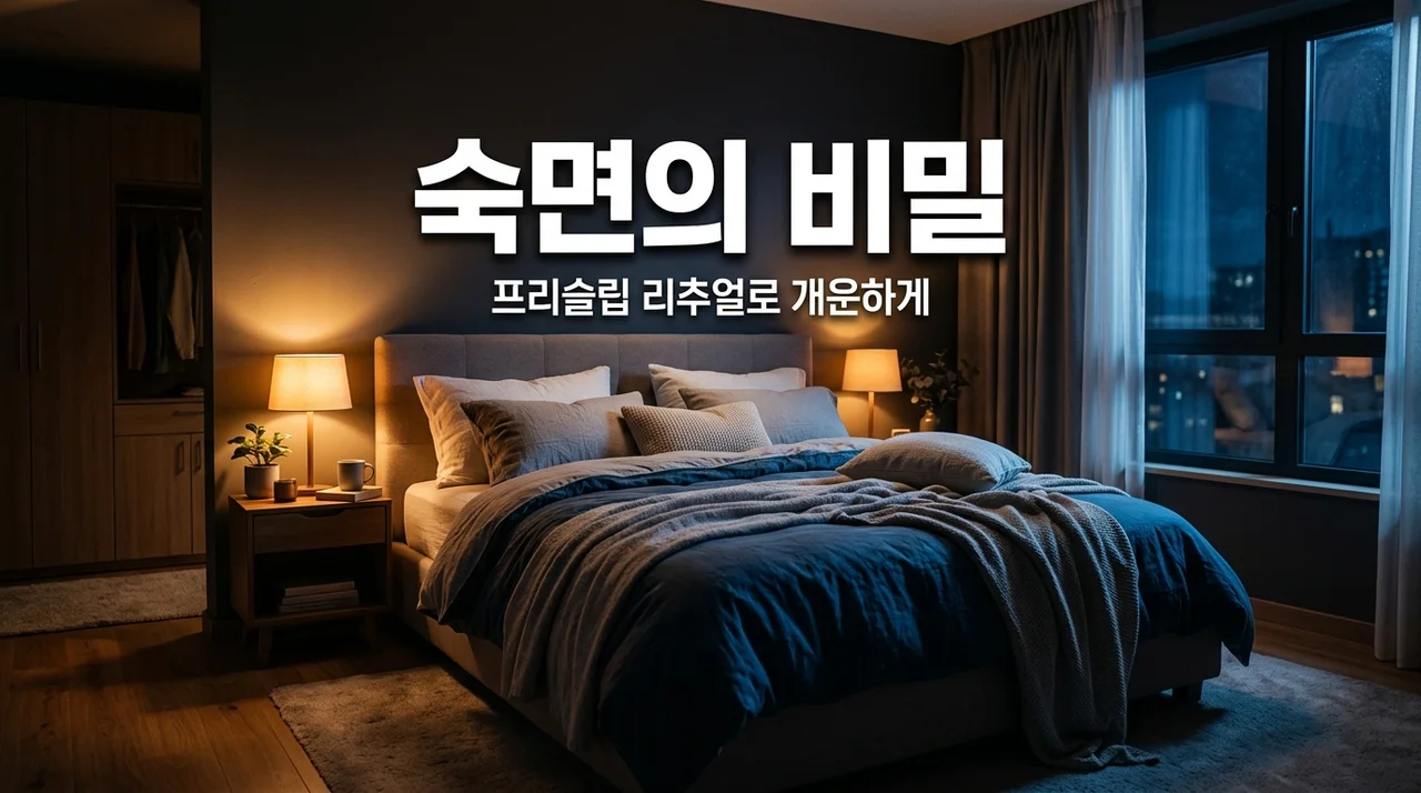새벽 4시 기상 없이 개운해지는 법! 수면의 질 높이는 프리-슬립 리추얼