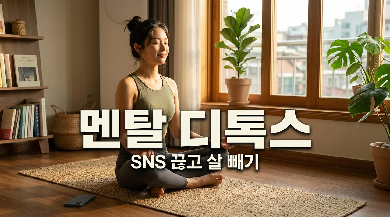 멘탈 디톡스 다이어트: 3일 SNS 끊기로 체중 감량까지 성공하는 법 (2026)