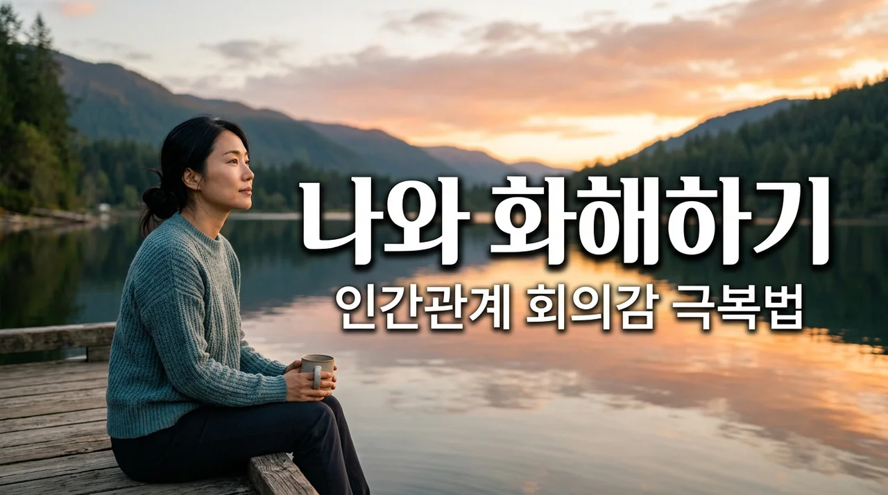 인간관계 회의감 느낄 때, '나와 화해하는 법' 3단계로 마음 편해지기