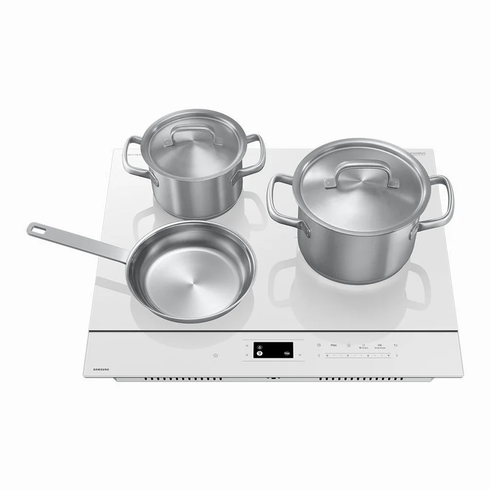 삼성전자 비스포크 CC80F63W1Z 화이트 인덕션 3구 빌트인 슬림핏 프레임리스 상세 이미지 2