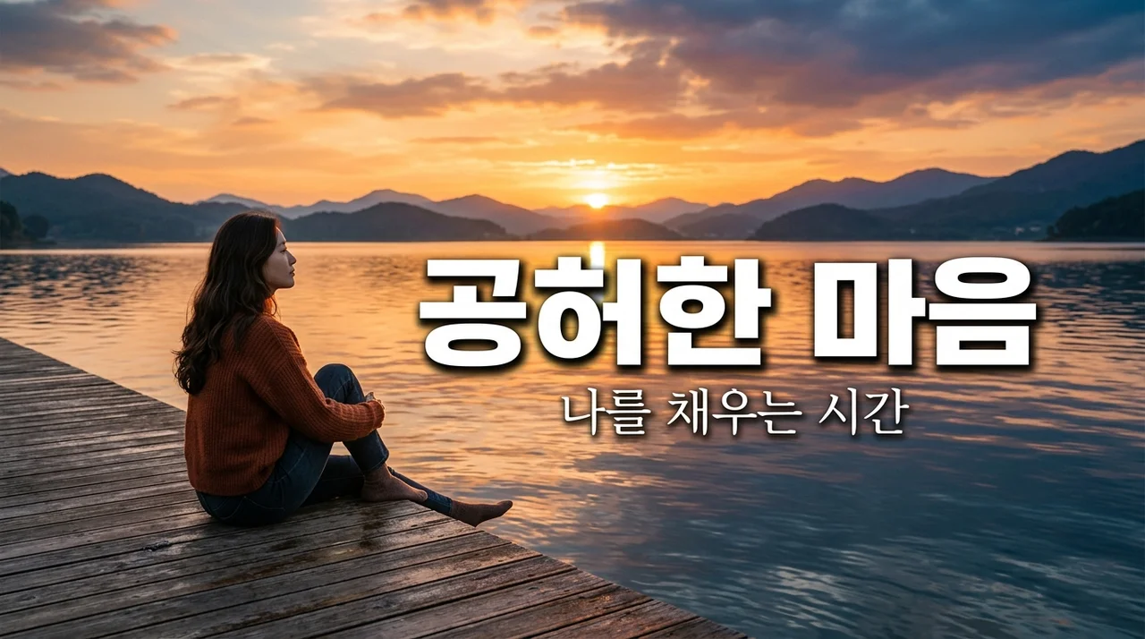 공허한 마음 원인 3가지와 2026년 심리학이 제안하는 마음 회복 솔루션