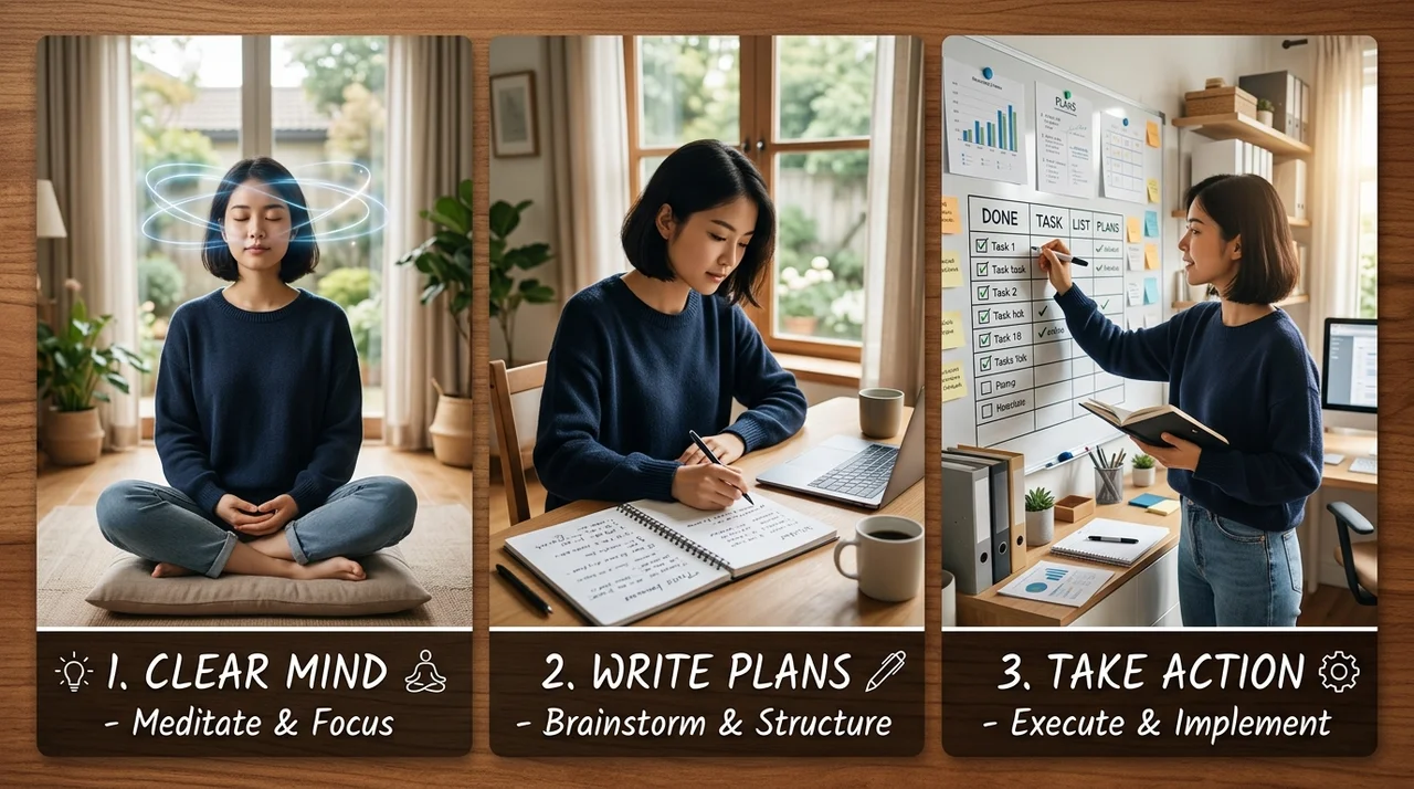 머릿속 소음을 잠재우는 실전 3단계 가이드