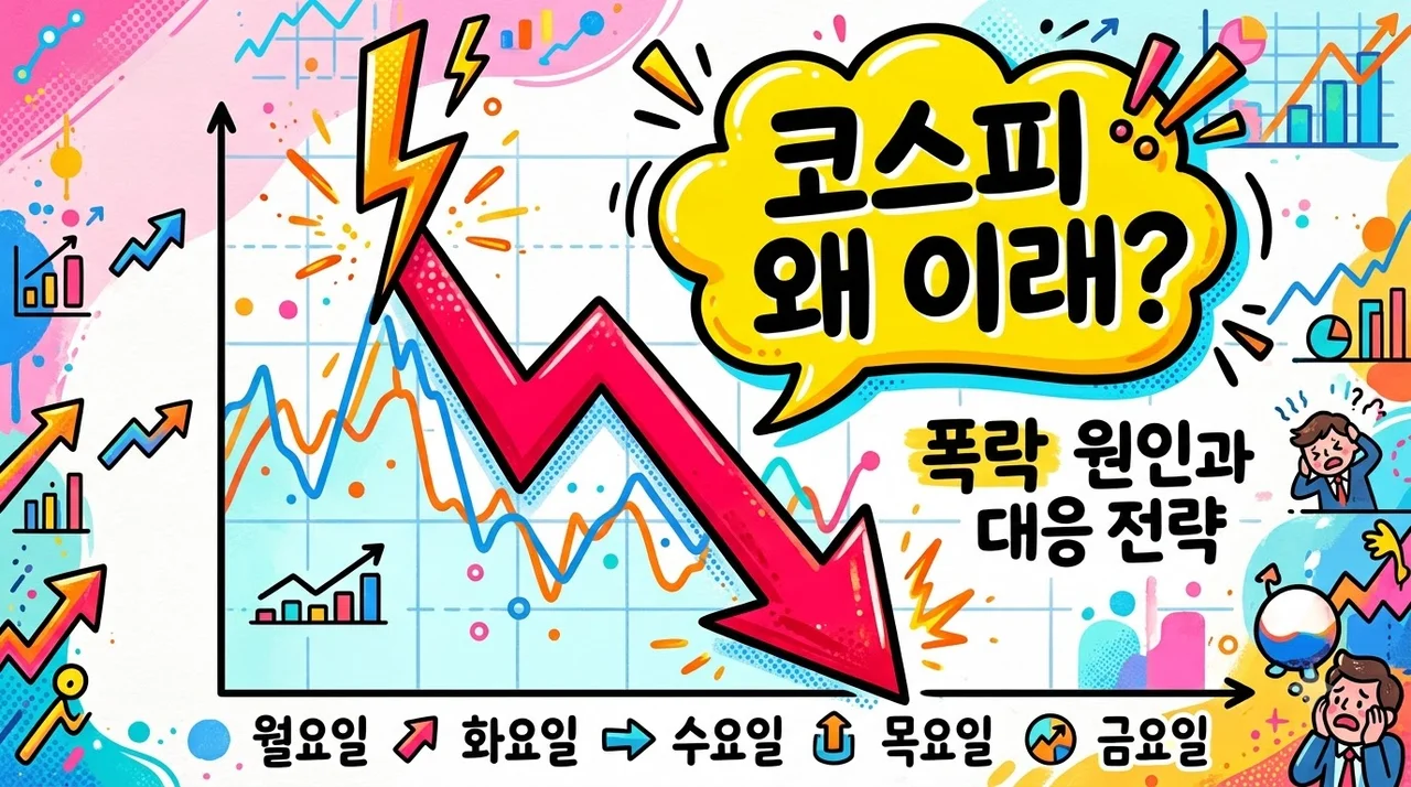 코스피 폭락 이유 3가지와 반등 시기 대응 전략 완벽 정리
