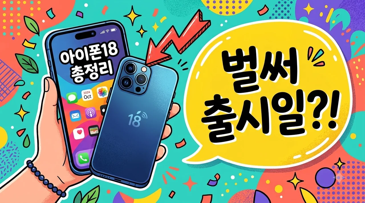 아이폰18 출시일 9월 확정? 예상 스펙 가격 폴더블 울트라 루머 총정리