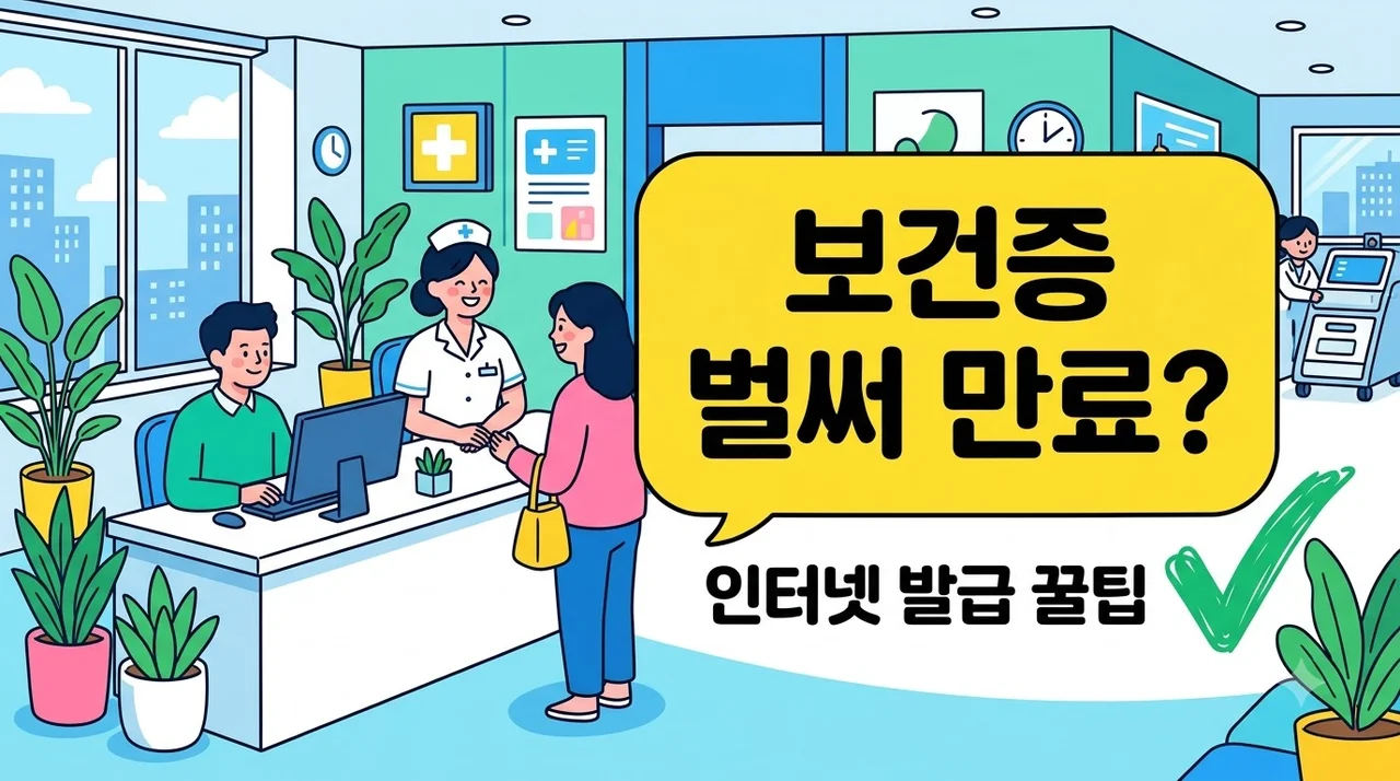 보건증 발급 방법 총정리: 비용 유효기간 인터넷 발급 1분 컷