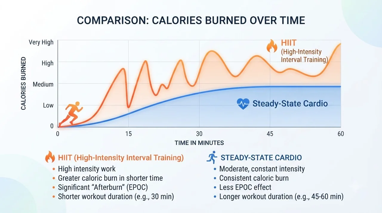 왜 고강도 인터벌(HIIT)인가? 일반 운동과의 차이점