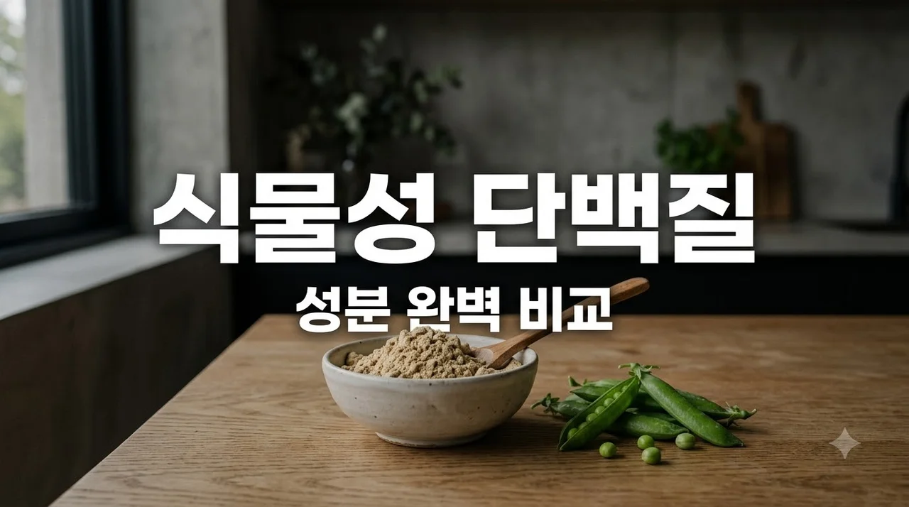 식물성 단백질 파우더 성분 비교 가이드: 유청 단백질 소화 안 될 때 해결책
