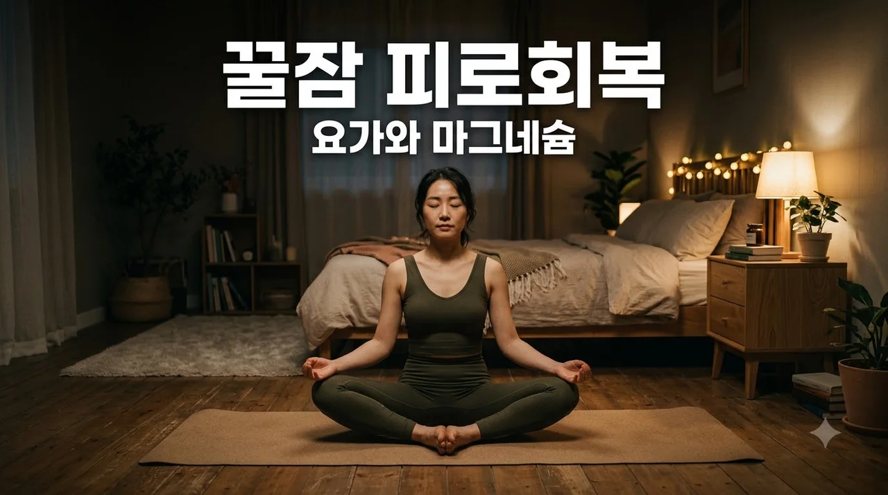 만성 피로 회복, 수면 전 10분 요가와 마그네슘 섭취 완벽 가이드
