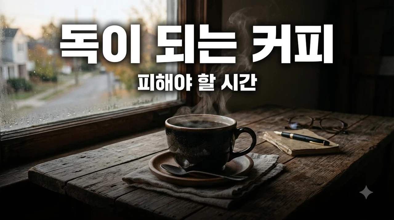매일 마시는 커피 건강에 독이 되는 순간은? 최악의 시간대와 부작용 정리