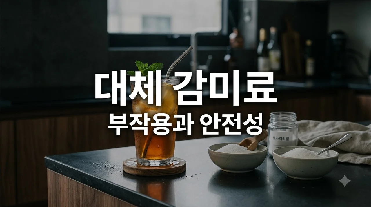 설탕 대신 먹는 대체 감미료, 건강에 정말 안전할까? 최신 부작용 정리