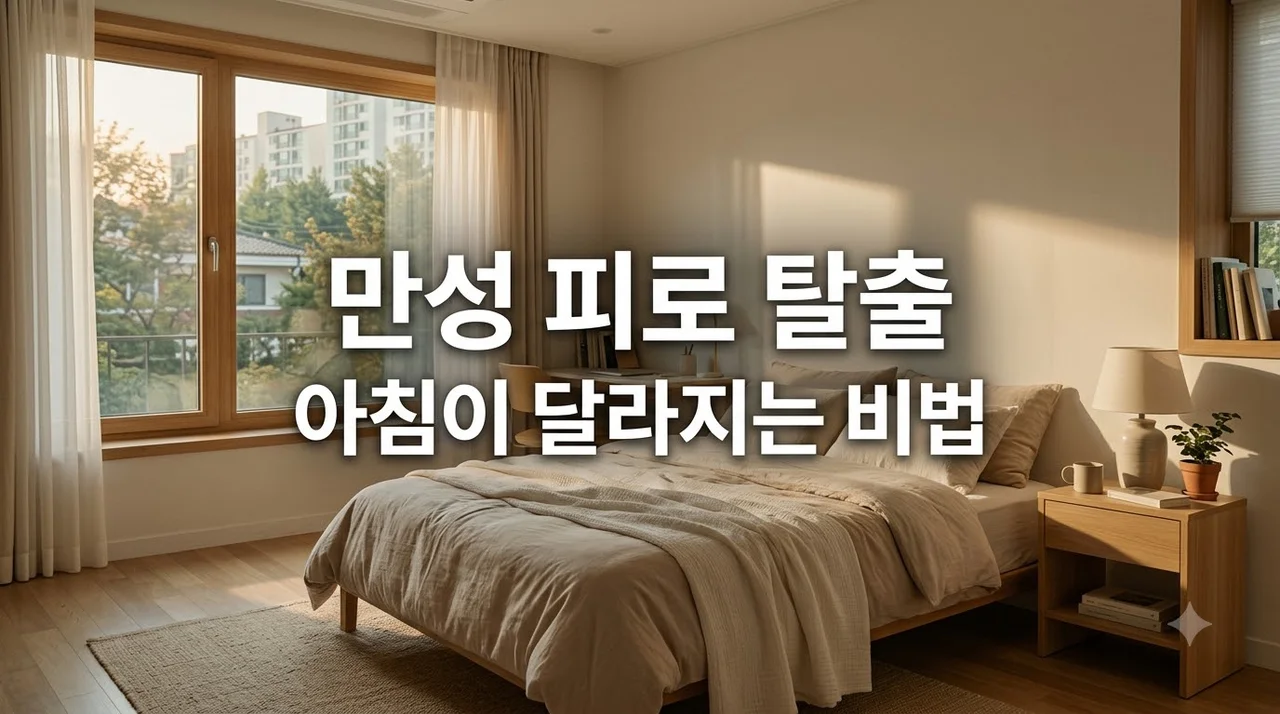 만성 피로 탈출! 아침에 눈이 번쩍 뜨이는 3가지 과학적 비법