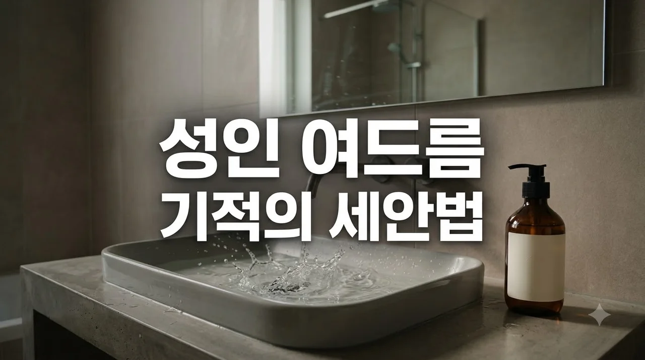 갑자기 올라온 성인 여드름, 피부 건강 되찾는 3단계 세안법
