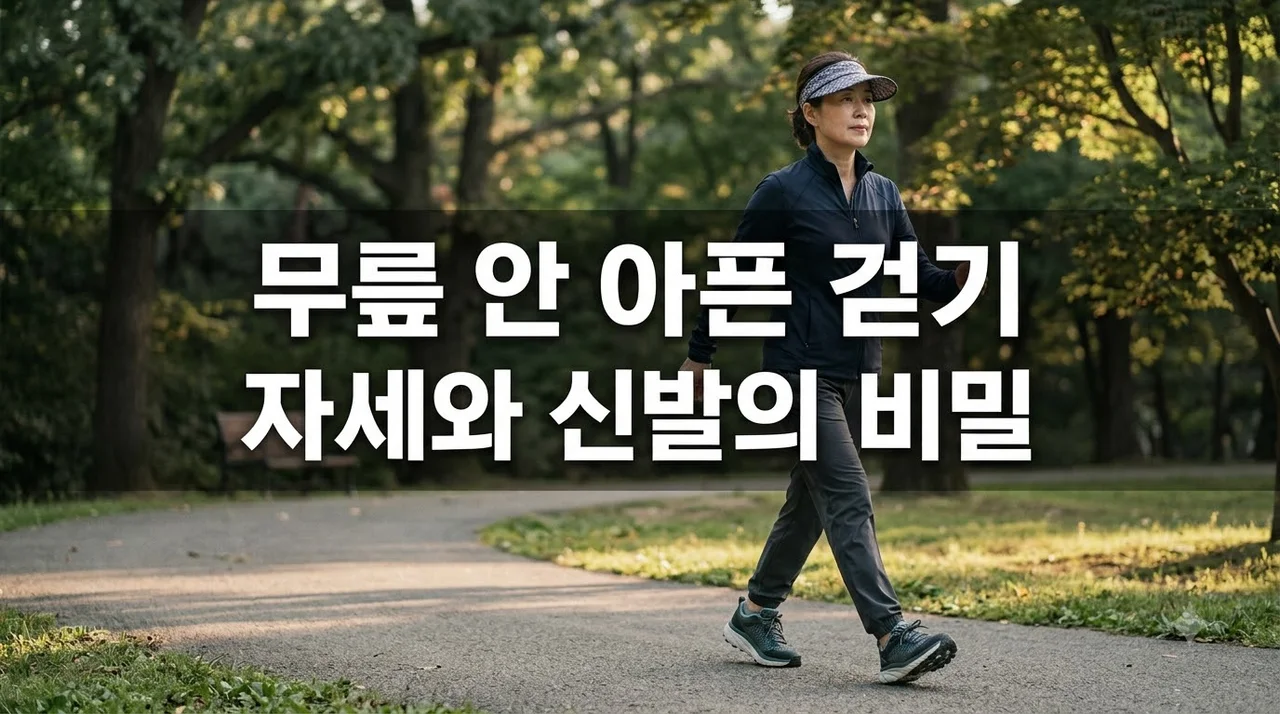 무릎 통증 줄이는 올바른 걷기 자세와 건강 신발 선택 완벽 가이드