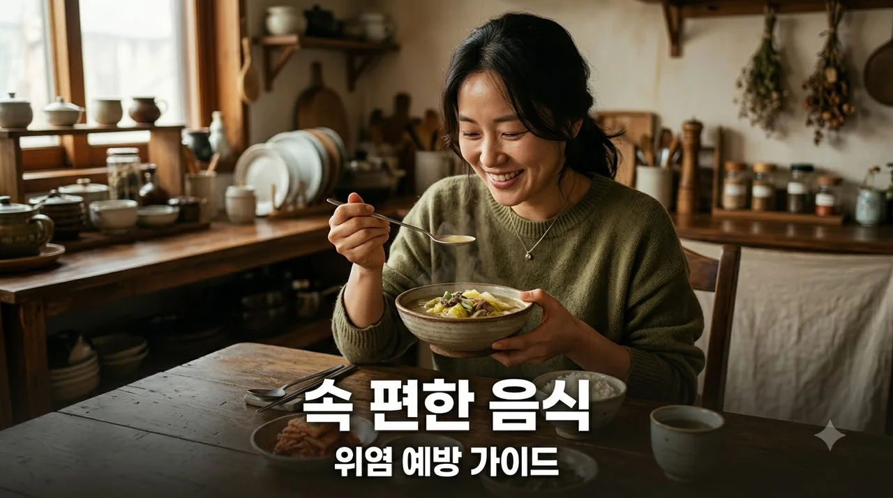 스트레스성 위염 예방, 속 편한 건강 음식 7가지와 위 점막 보호 습관