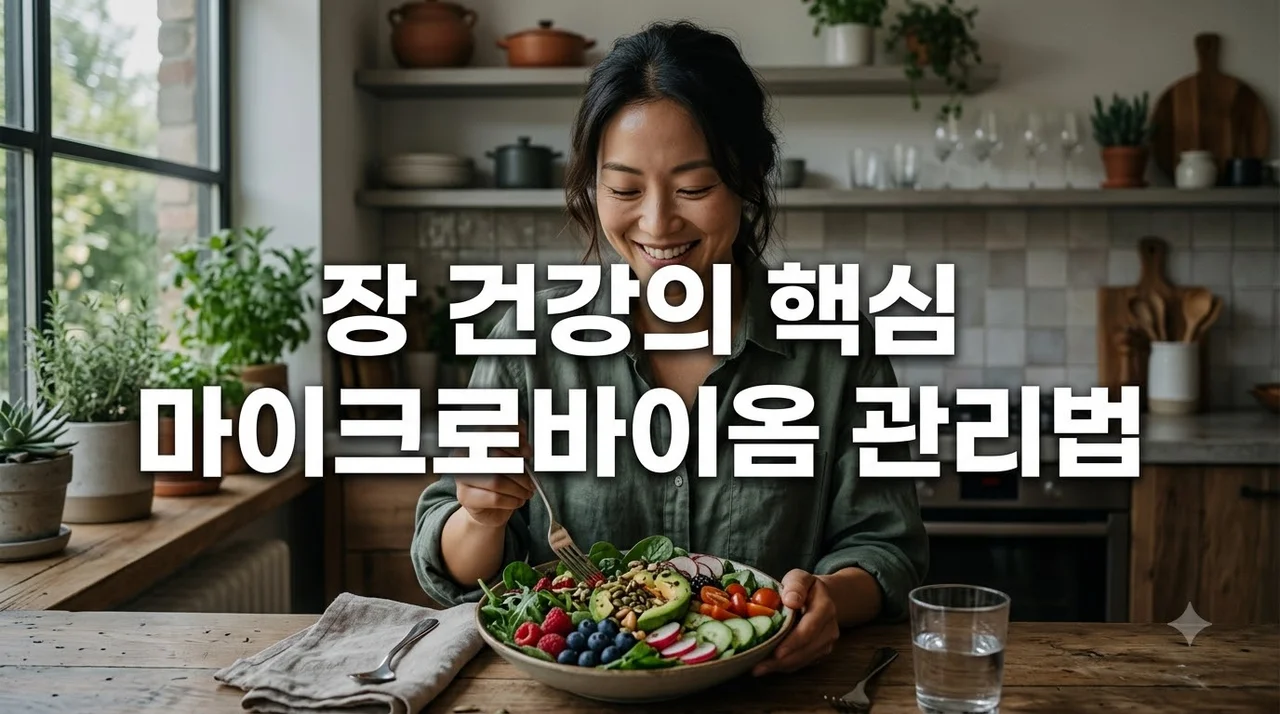 마이크로바이옴 관리법, 건강한 장내 미세생물 생태계를 위한 완벽 가이드