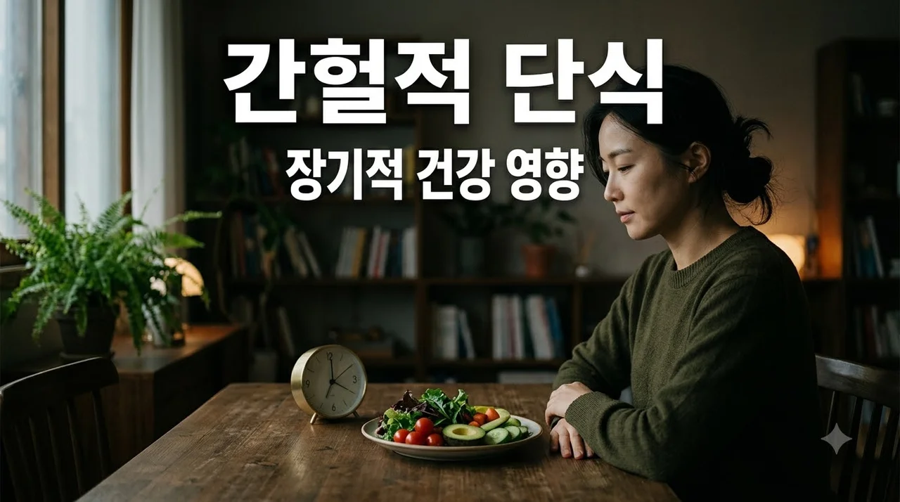 간헐적 단식 장기적 영향 5가지와 2024 최신 연구 주의점