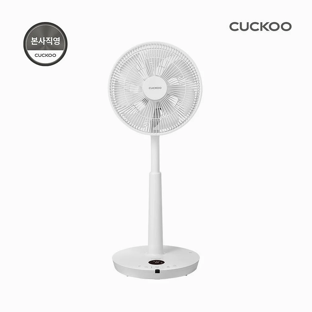 쿠쿠 인스퓨어 서큘레이터형 BLDC 선풍기 CF-MNL1210NW 29.5cm(12인치) 7엽 날개 높이 조절 노블 화이트 상세 이미지 1