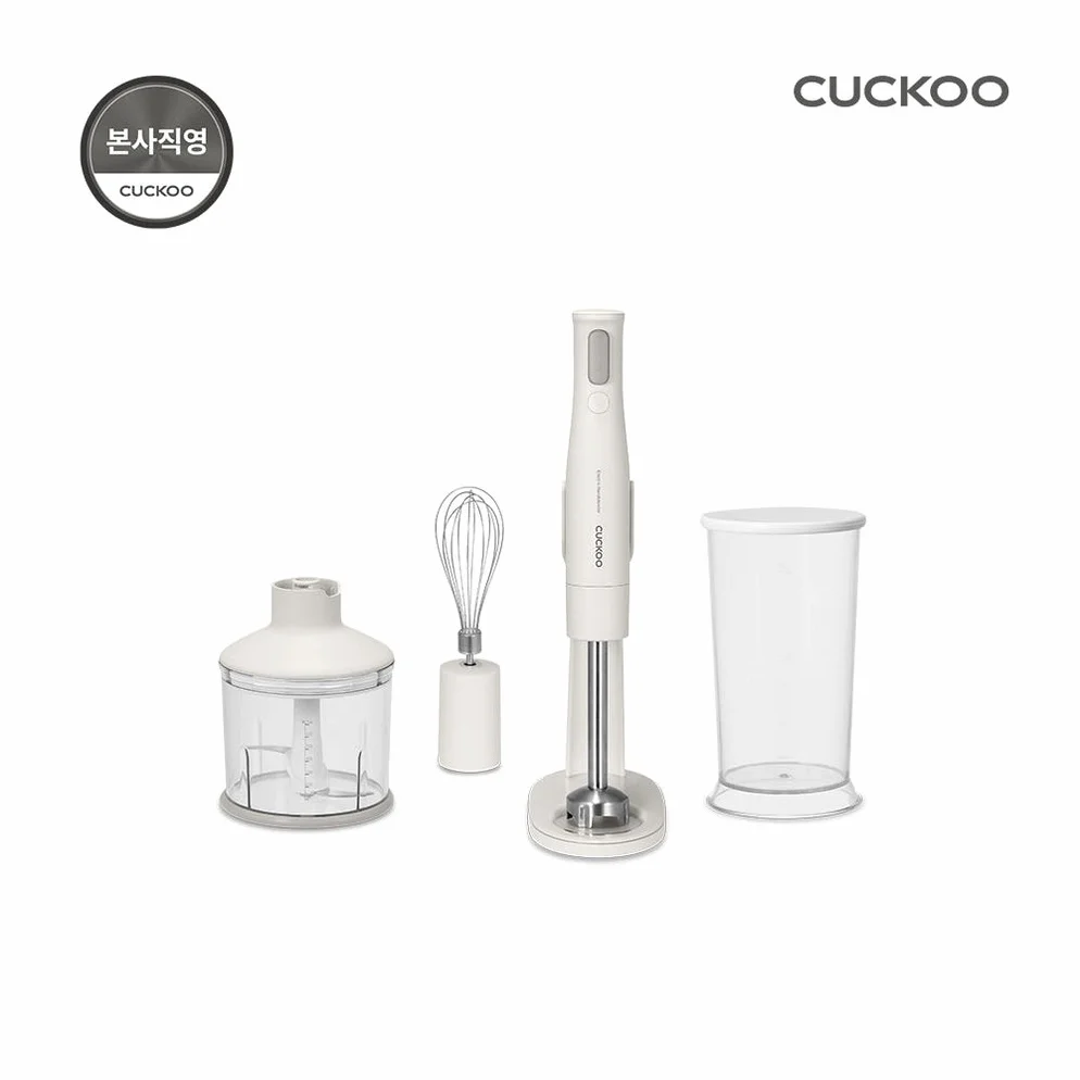 쿠쿠 무선 핸드블렌더 믹서기 다지기 거품기 계량컵 거치대 풀구성 CFM-KC20HWM 상세 이미지 2