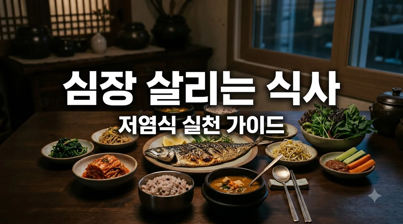 심혈관 건강 저염식 식단 실천 전략: 짠맛 줄이고 심장 살리는 법