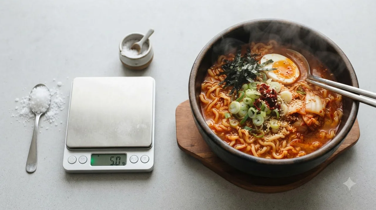 나트륨 권장량과 한국인의 실태 확인하기