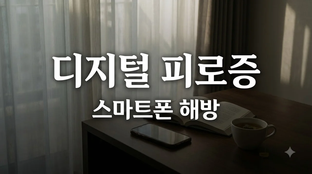 디지털 피로증 탈출법! 스마트폰 해방 챌린지로 뇌 휴식 찾기