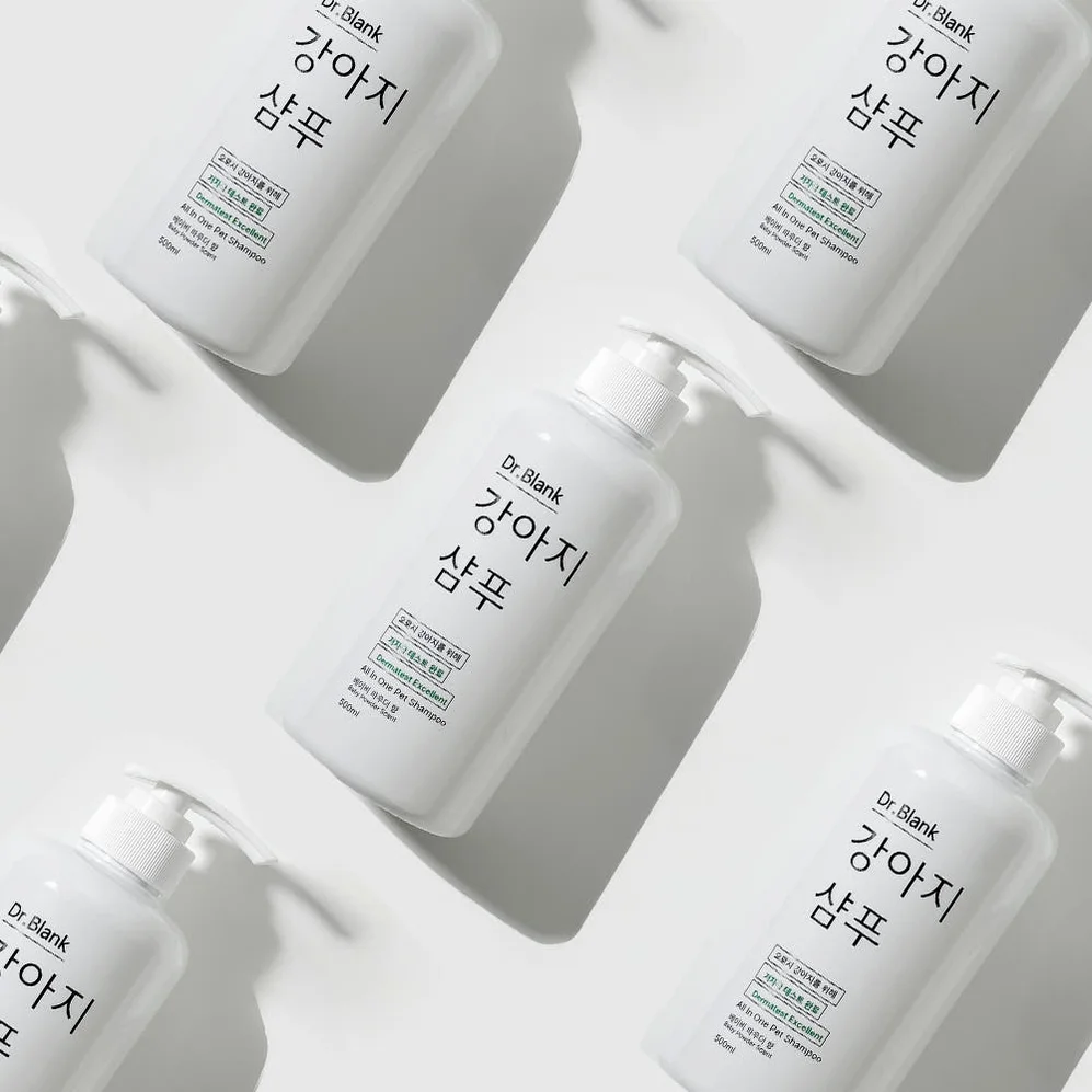 닥터블랭크 저자극 올인원 강아지 샴푸 새끼강아지 보습 목욕 베이비파우더, 500ml, 1개 상세 이미지 4