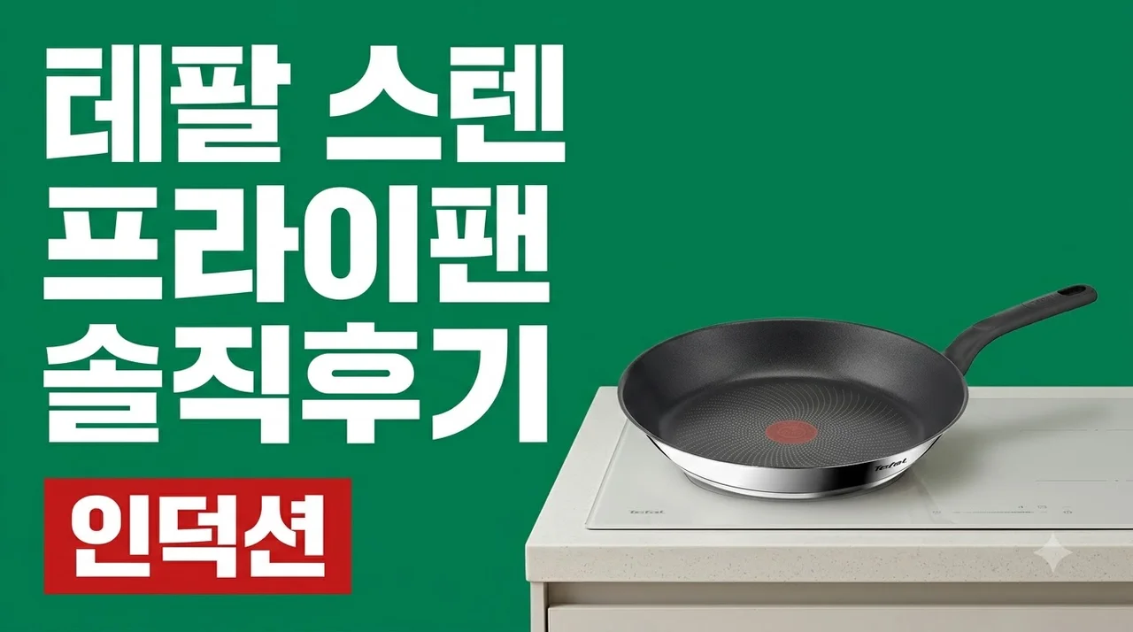 테팔 인덕션 스텐 티타늄 디네토 프라이팬 28CM 솔직후기