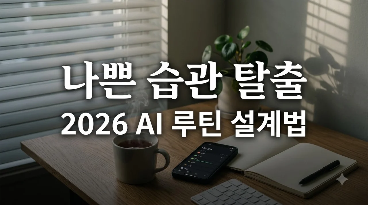2026년 나쁜 습관 없애는 AI 루틴 구축법과 성공 비결