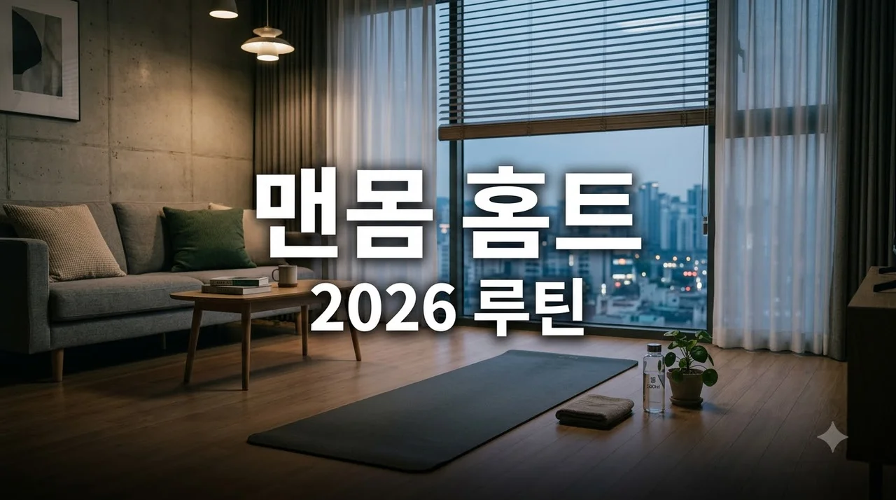 2026년 홈트 트렌드! 좁은 공간 맨몸 운동 루틴 TOP 5
