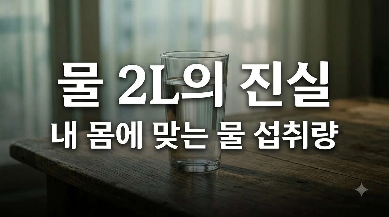 물 2리터 마시기 오해와 진실, 내 몸 망치는 물 중독 피하는 법