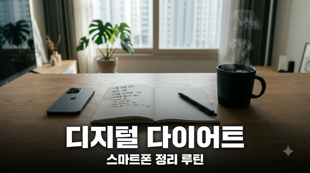 디지털 미니멀리즘 실천법 5가지와 스마트 기기 다이어트 가이드