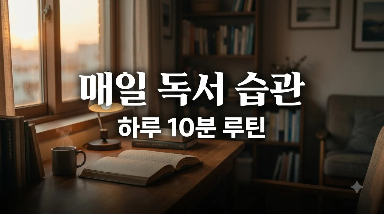 매일 독서 습관 만드는 법: 성공률 100% 실천 전략과 루틴 가이드