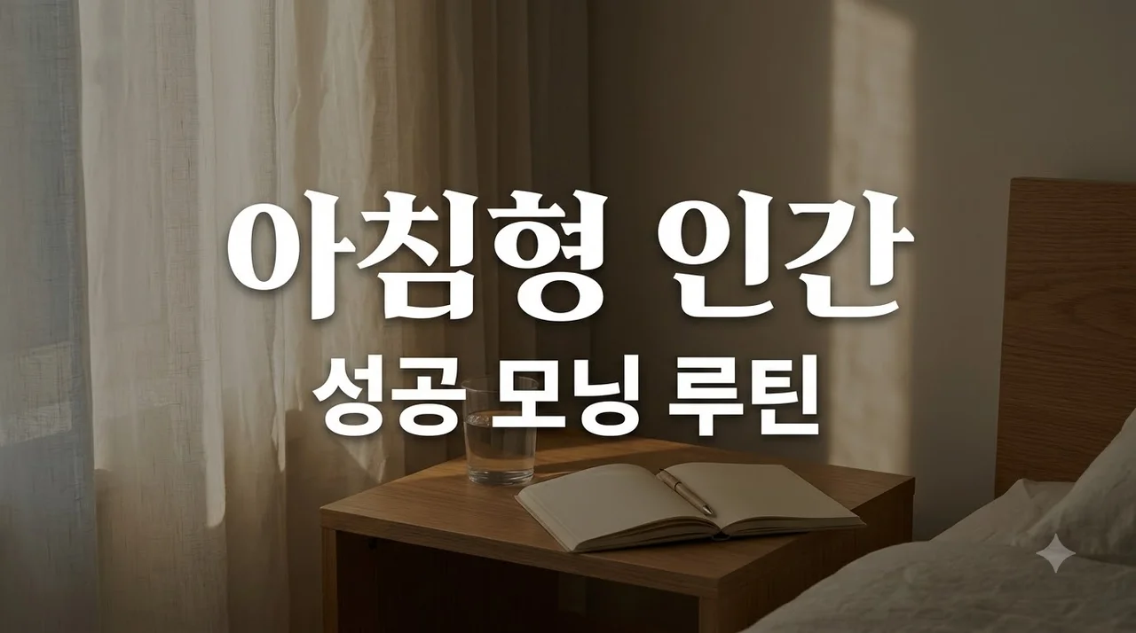 아침형 인간 되기, 작심삼일 끝내는 과학적 모닝 루틴 5단계