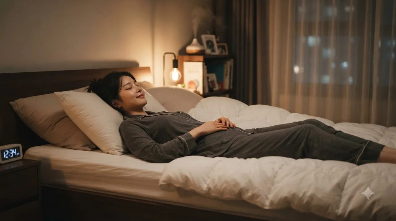 취침 90분 전 기적의 3단계 입면 루틴