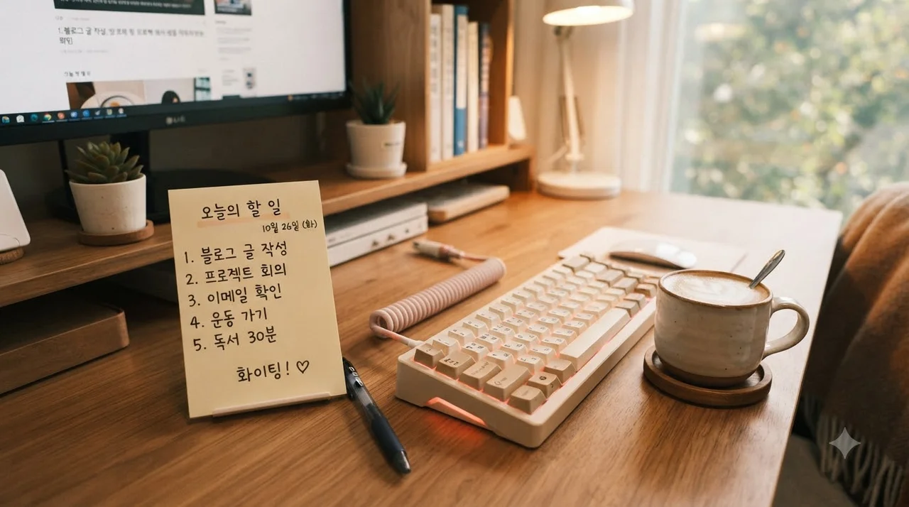 행동력을 자동화하는 환경 설계 체크리스트