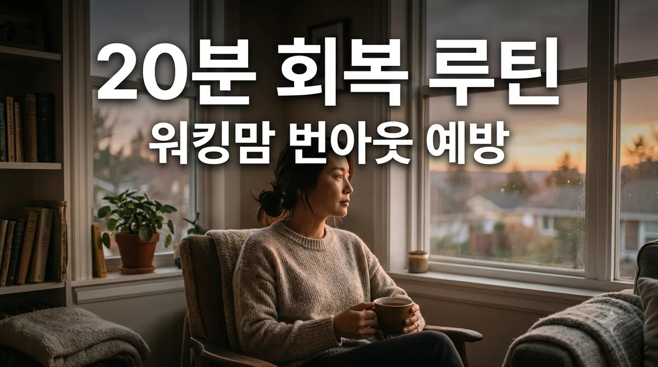 번아웃 예방 퇴근 후 20분 멘탈 피트니스 루틴 완벽 가이드