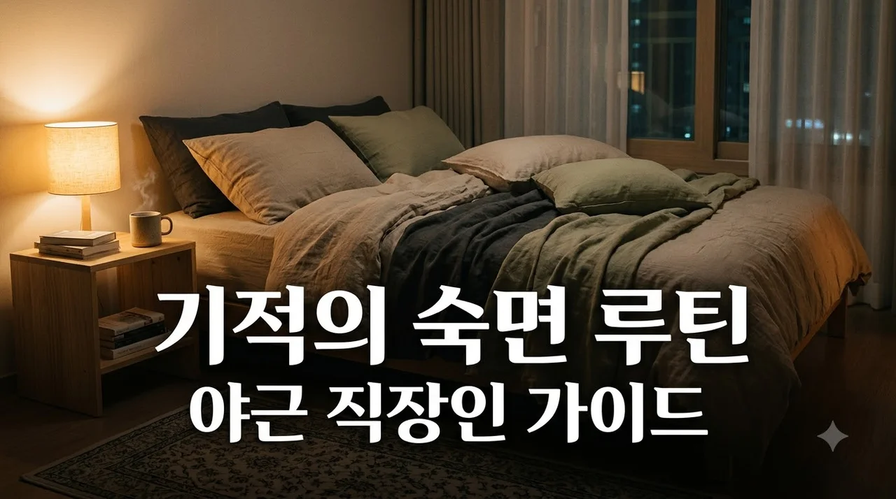 수면 질 높이는 법, 야근 잦은 직장인을 위한 2026 침실 환경과 스마트 루틴