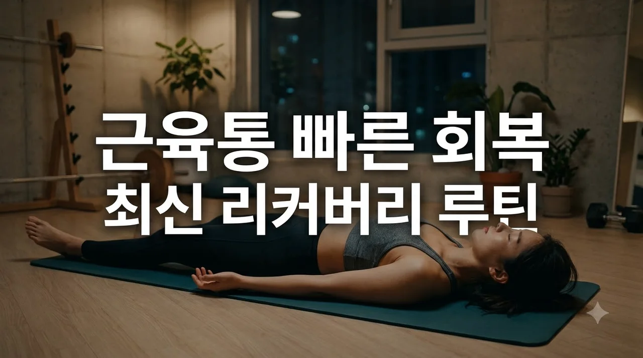 운동 후 근육통 빠르게 푸는 법: 2026 최신 리커버리 루틴 완벽 정리