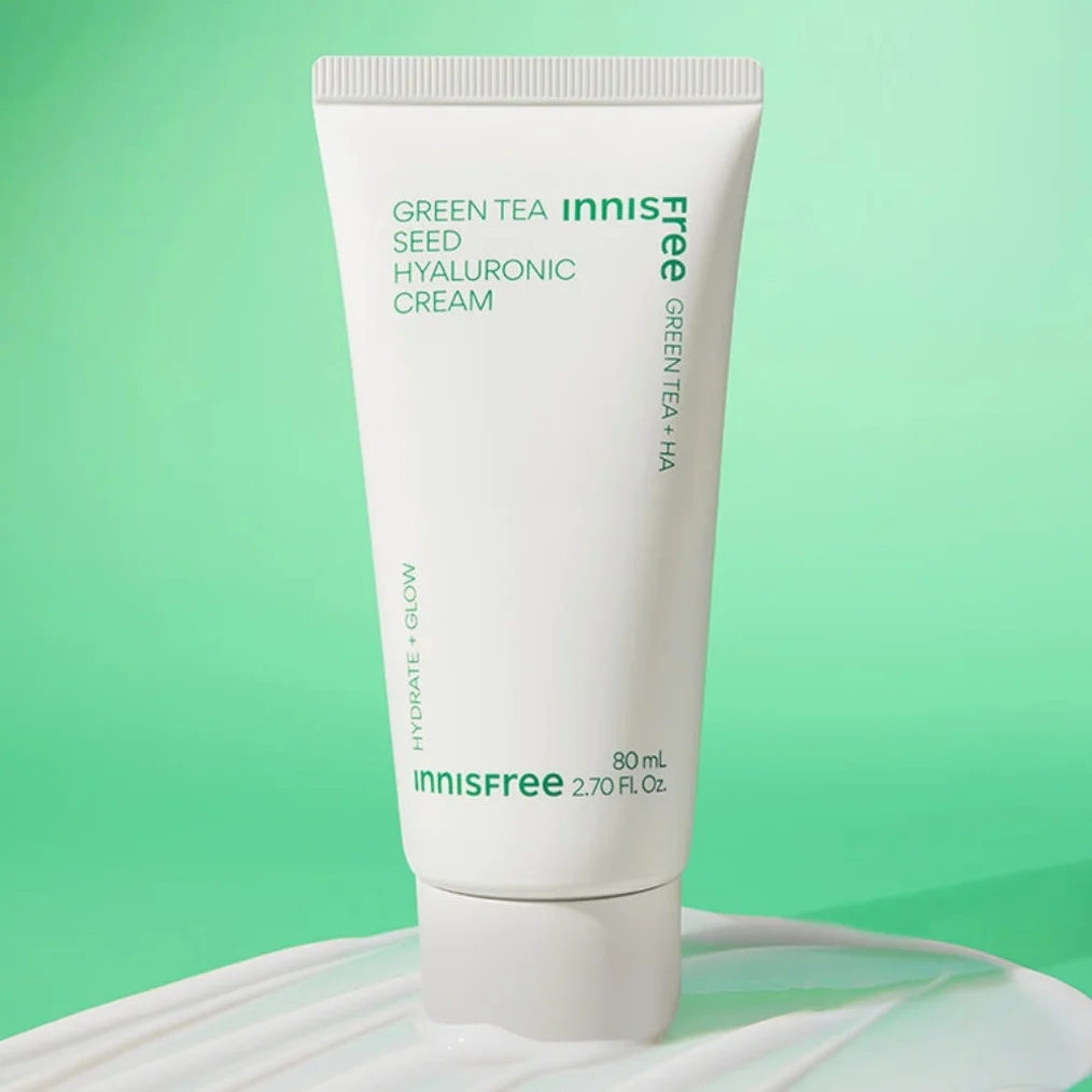 [더블구성] 이니스프리 그린티 씨드 히알루론산 보습 속건조 수분크림 80ml, 2개 상세 이미지 1