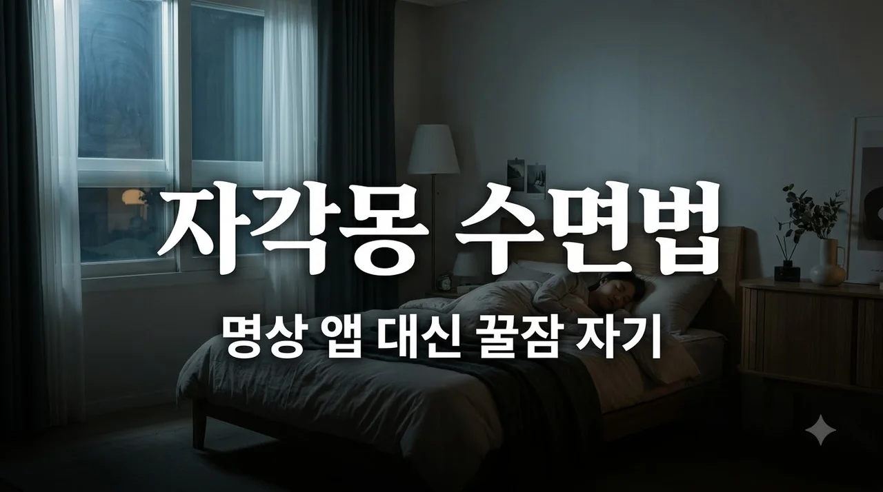 자각몽 연습으로 수면의 질 높이기: 명상 앱 구독료 아끼는 꿀잠 루틴